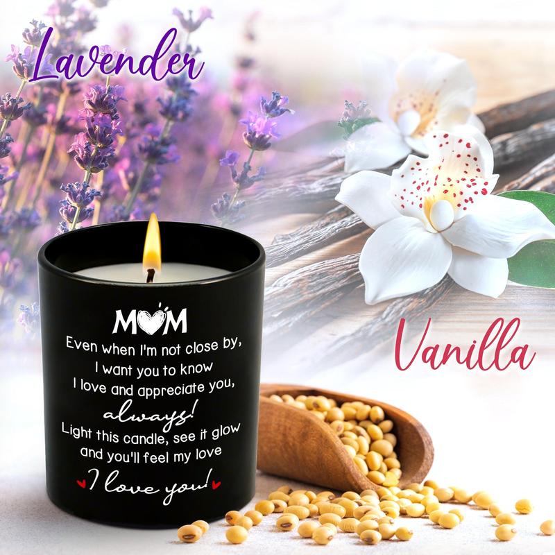 Gifts for Mom from Daughter, Son, Bonus Mom, Stepmom Gifts, Long Distance - Birthday Gift, Christmas Gift for Mother - Lavender Scented Candle 10oz